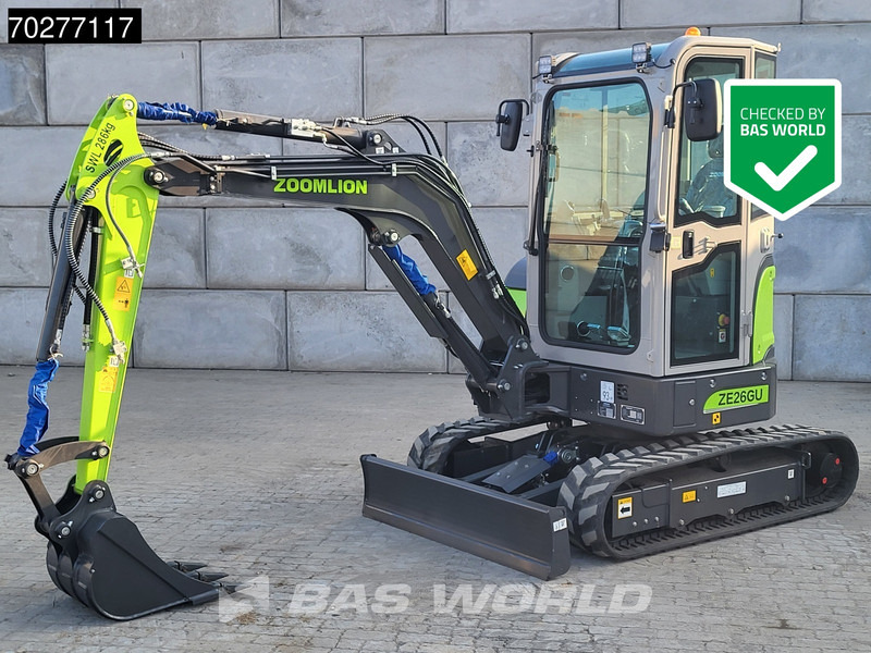 Zoomlion ZE26 GU A/C - CE CERTIFIED - Мини багер: слика 1 Zoomlion ZE26 GU A/C - CE CERTIFIED - Мини багер: слика 1
