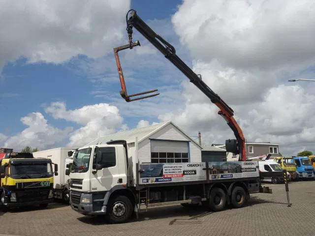 DAF CF 360 6X4 MANUAL GEAR STEELSPRINGS 18,5 TON PALFINKER - Камион со платформа, Камион со кран: слика 1 DAF CF 360 6X4 MANUAL GEAR STEELSPRINGS 18,5 TON PALFINKER - Камион со платформа, Камион со кран: слика 1