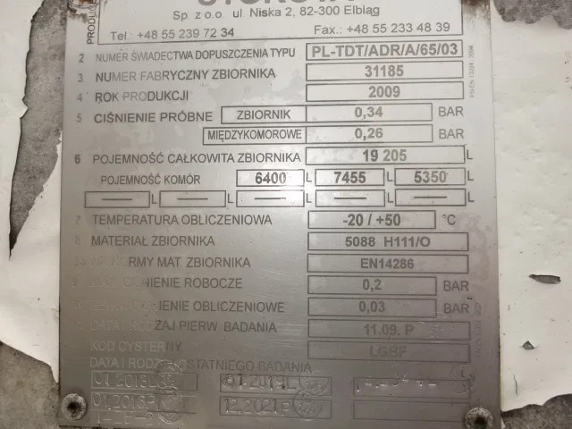 Scania R380 6X2 19200 LITER TANK,MANUAL GEARBOX - Камион цистерна: слика 5 Scania R380 6X2 19200 LITER TANK,MANUAL GEARBOX - Камион цистерна: слика 5