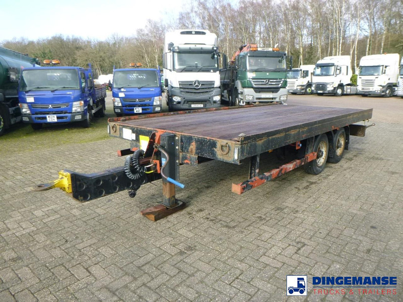 Adcliffe 2-axle drawbar platform trailer 7 t - Приколка платформа: слика 1 Adcliffe 2-axle drawbar platform trailer 7 t - Приколка платформа: слика 1