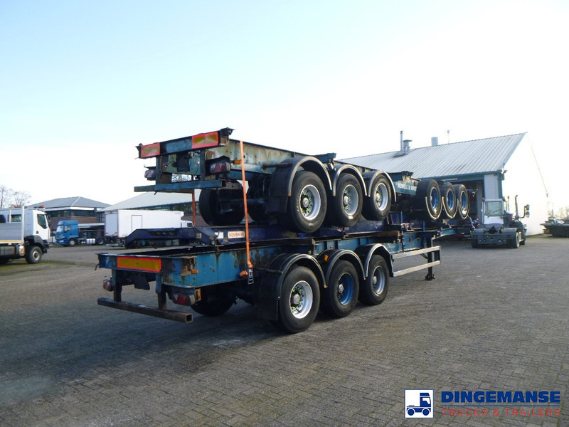Crane Fruehauf Stack - 3 x container trailer 20-20-30-40 ft - Транспортер на контејнер/ Камион со променливо тело: слика 4 Crane Fruehauf Stack - 3 x container trailer 20-20-30-40 ft - Транспортер на контејнер/ Камион со променливо тело: слика 4