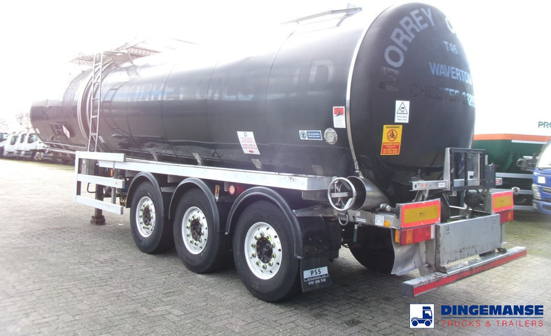 Crossland Bitumen tank inox 33 m3 / 1 comp + compressor + steam heating - Полуприколка цистерна: слика 3 Crossland Bitumen tank inox 33 m3 / 1 comp + compressor + steam heating - Полуприколка цистерна: слика 3