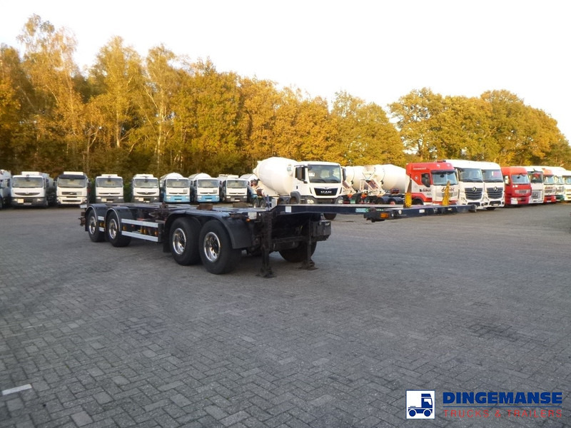 D-Tec 4-axle container combi trailer (2 + 2 axles) - Транспортер на контејнер/ Полуприколка со променливо тело: слика 2 D-Tec 4-axle container combi trailer (2 + 2 axles) - Транспортер на контејнер/ Полуприколка со променливо тело: слика 2