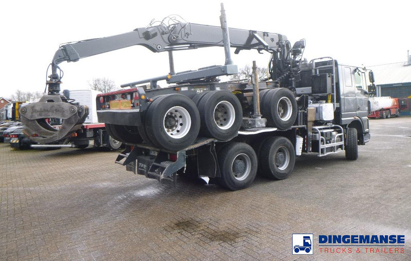 DAF XF 105.510 6x4 + Loglift F281S83 crane / timber truck + dolly - Камион за дрва, Камион со кран: слика 4 DAF XF 105.510 6x4 + Loglift F281S83 crane / timber truck + dolly - Камион за дрва, Камион со кран: слика 4