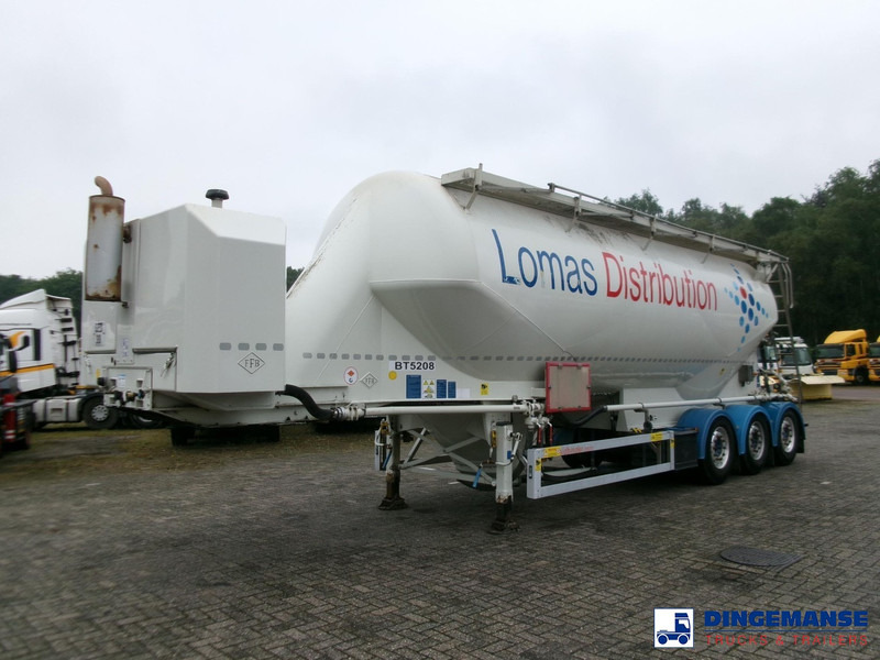 Feldbinder Powder tank alu 40 m3 / 1 comp + compressor - Полуприколка цистерна: слика 1 Feldbinder Powder tank alu 40 m3 / 1 comp + compressor - Полуприколка цистерна: слика 1