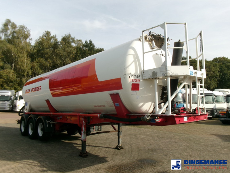 Feldbinder Powder tank alu 41 m3 (tipping) - Полуприколка цистерна: слика 2 Feldbinder Powder tank alu 41 m3 (tipping) - Полуприколка цистерна: слика 2