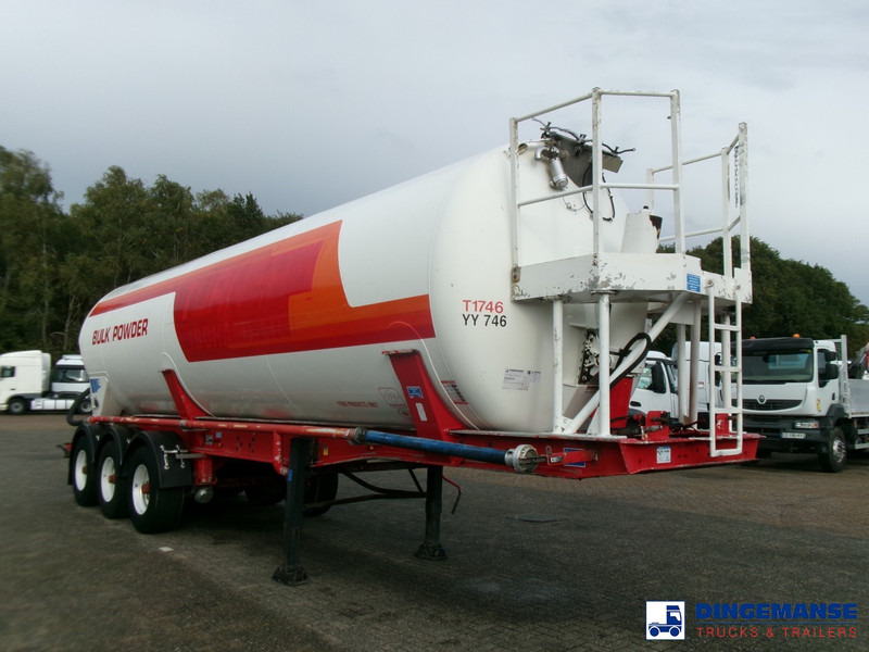 Feldbinder Powder tank alu 41 m3 (tipping) - Полуприколка цистерна: слика 2 Feldbinder Powder tank alu 41 m3 (tipping) - Полуприколка цистерна: слика 2