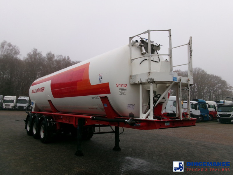 Feldbinder Powder tank alu 41 m3 (tipping) - Полуприколка цистерна: слика 2 Feldbinder Powder tank alu 41 m3 (tipping) - Полуприколка цистерна: слика 2