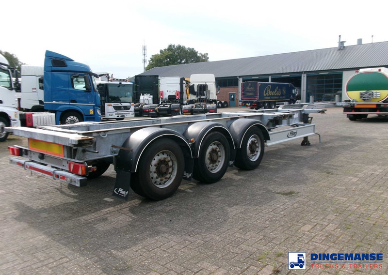 Fliegl 3-axle container trailer 45 ft - Транспортер на контејнер/ Полуприколка со променливо тело: слика 4 Fliegl 3-axle container trailer 45 ft - Транспортер на контејнер/ Полуприколка со променливо тело: слика 4