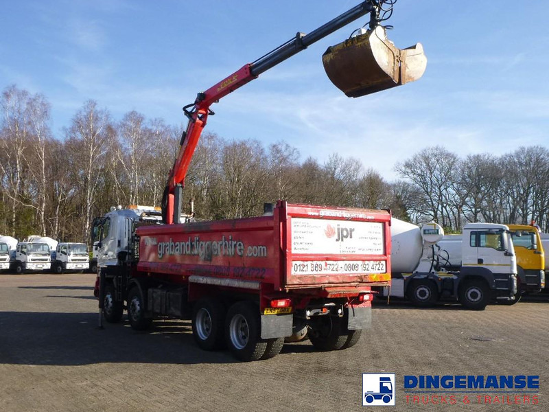 Hino FY1EUKA 8x4 tipper RHD + Palfinger E120L + grapple - Камион со кран: слика 4 Hino FY1EUKA 8x4 tipper RHD + Palfinger E120L + grapple - Камион со кран: слика 4