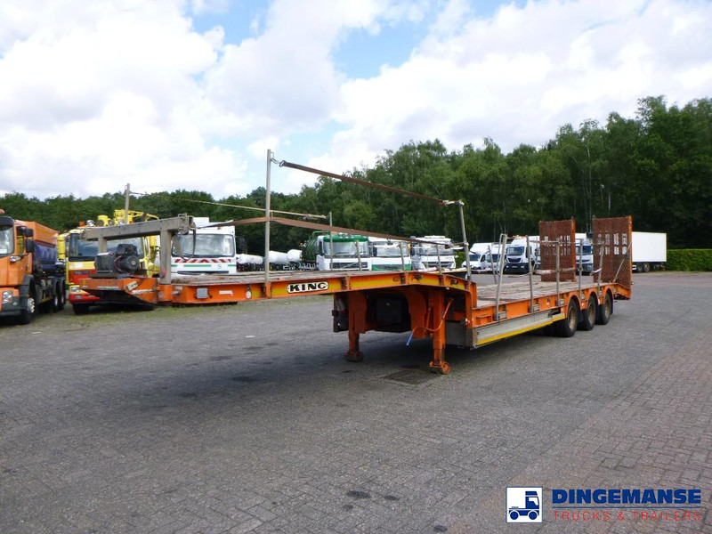KING 3-axle semi-lowbed trailer 44T + ramps - Полуприколка за низок утовар: слика 1 KING 3-axle semi-lowbed trailer 44T + ramps - Полуприколка за низок утовар: слика 1
