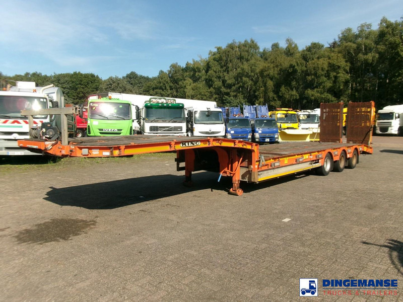 KING 3-axle semi-lowbed trailer 44T + ramps - Полуприколка за низок утовар: слика 1 KING 3-axle semi-lowbed trailer 44T + ramps - Полуприколка за низок утовар: слика 1