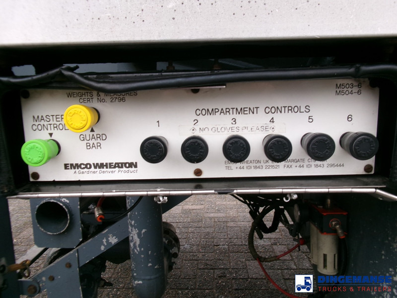 Полуприколка цистерна Lakeland Fuel tank alu 42.8 m3 / 6 comp + pump: слика 7