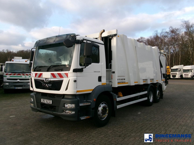 MAN TGM 26.320 6X2 Euro 6 RHD Faun refuse truck - Камион за ѓубре: слика 1 MAN TGM 26.320 6X2 Euro 6 RHD Faun refuse truck - Камион за ѓубре: слика 1
