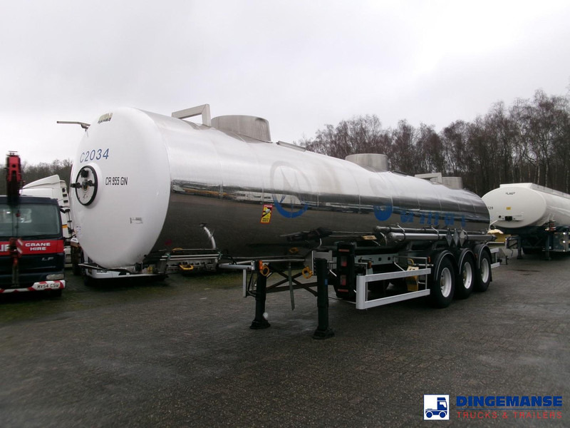 Magyar Chemical tank inox 22.5 m3 / 1 comp - Полуприколка цистерна: слика 1 Magyar Chemical tank inox 22.5 m3 / 1 comp - Полуприколка цистерна: слика 1