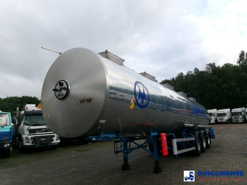 Magyar Chemical tank inox 32.5m3 / 1 comp - Полуприколка цистерна: слика 1 Magyar Chemical tank inox 32.5m3 / 1 comp - Полуприколка цистерна: слика 1