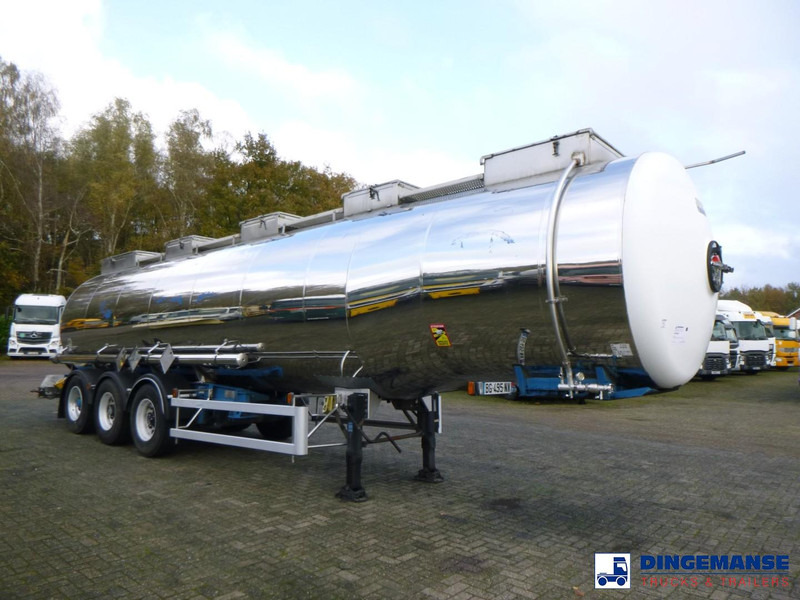 Magyar Chemical tank inox L4BH 32.8 m3 / 1 comp - Полуприколка цистерна: слика 2 Magyar Chemical tank inox L4BH 32.8 m3 / 1 comp - Полуприколка цистерна: слика 2