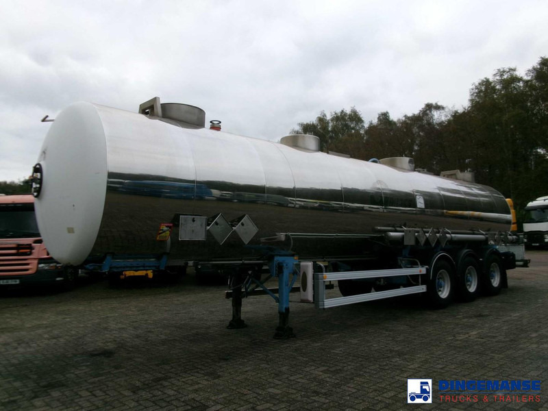 Magyar Chemical tank inox L4BH 33.5 m3 / 3 comp - Полуприколка цистерна: слика 1 Magyar Chemical tank inox L4BH 33.5 m3 / 3 comp - Полуприколка цистерна: слика 1