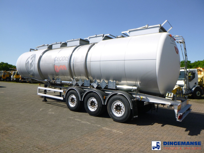 Magyar Chemical tank inox L4BH 44.5 m3 / 3 comp - Приколка цистерна: слика 3 Magyar Chemical tank inox L4BH 44.5 m3 / 3 comp - Приколка цистерна: слика 3