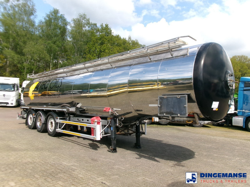 Magyar Heavy oil tank inox 37 m3 / 5 comp + pump - Полуприколка цистерна: слика 2 Magyar Heavy oil tank inox 37 m3 / 5 comp + pump - Полуприколка цистерна: слика 2