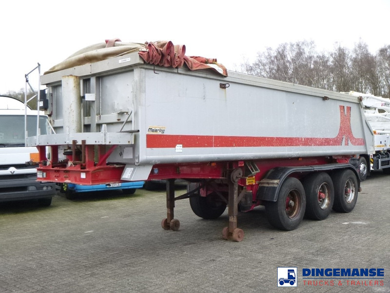 Meierling Tipper trailer alu 21 m3 + tarpaulin - Кипер полуприколка: слика 1 Meierling Tipper trailer alu 21 m3 + tarpaulin - Кипер полуприколка: слика 1
