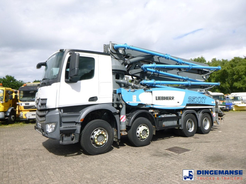 Mercedes-Benz Arocs 8x4 Liebherr 35 XXT concrete pump 35 m - Камион со бетонска пумпа: слика 1 Mercedes-Benz Arocs 8x4 Liebherr 35 XXT concrete pump 35 m - Камион со бетонска пумпа: слика 1