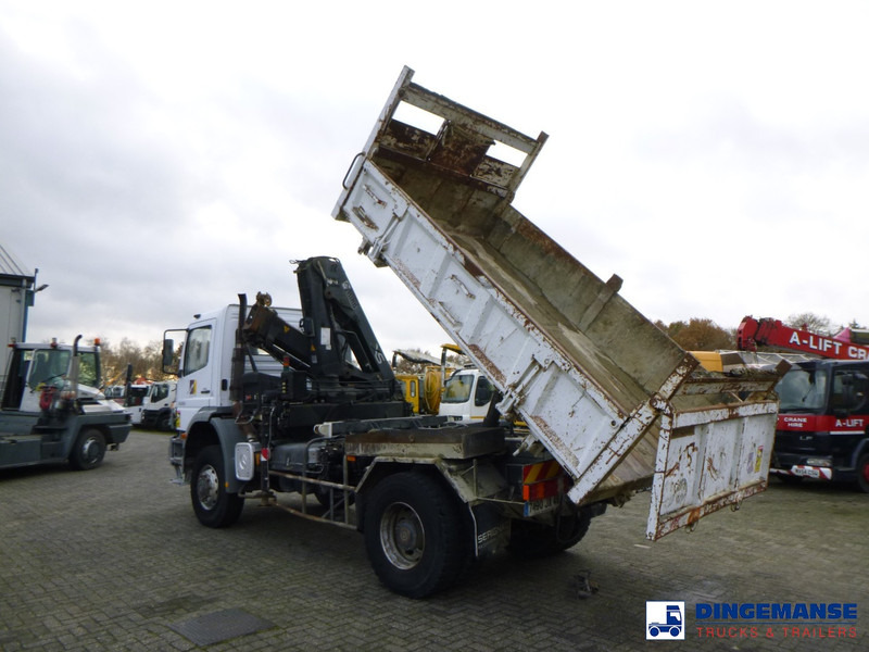 Mercedes-Benz Atego 1828 4x4 tipper + Hiab 166 B-2 CL - Камион со кран: слика 3 Mercedes-Benz Atego 1828 4x4 tipper + Hiab 166 B-2 CL - Камион со кран: слика 3