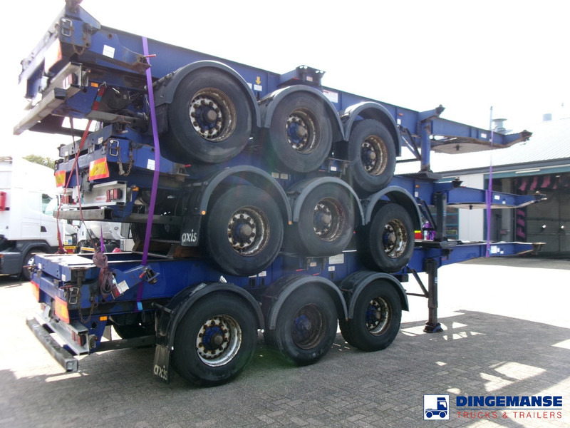 Montracon Stack - 3 x container chassis 20-30-40-45 ft - Транспортер на контејнер/ Полуприколка со променливо тело: слика 3 Montracon Stack - 3 x container chassis 20-30-40-45 ft - Транспортер на контејнер/ Полуприколка со променливо тело: слика 3