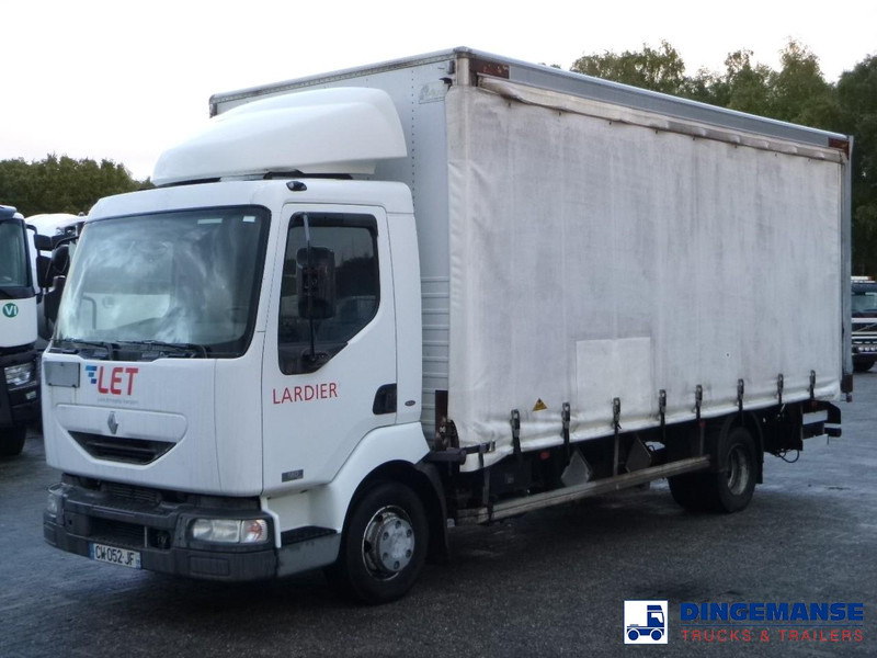 Renault Midlum 180 dci 4x2 curtain sider - Камион со церада: слика 1 Renault Midlum 180 dci 4x2 curtain sider - Камион со церада: слика 1