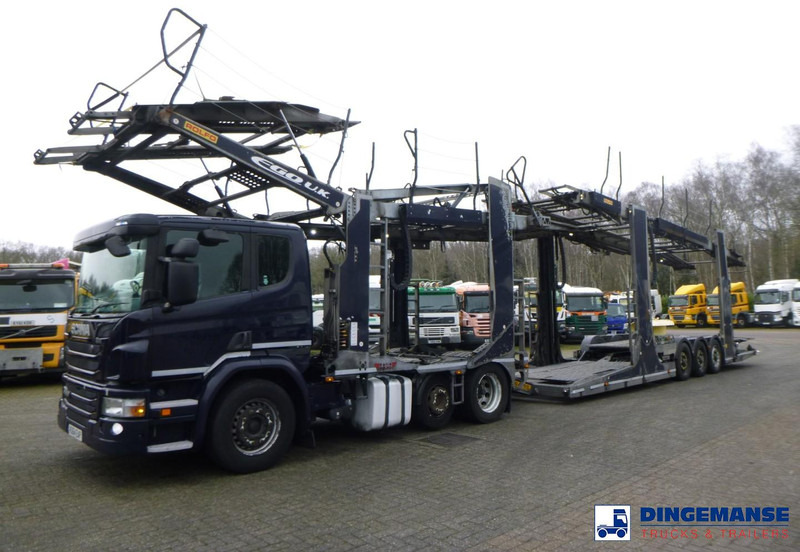 Scania P 410 6x2 RHD Rolfo car transporter - Автотранспортен камион: слика 1 Scania P 410 6x2 RHD Rolfo car transporter - Автотранспортен камион: слика 1