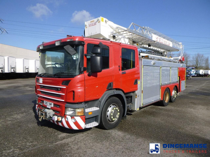 Scania P310 6x2 RHD fire truck + pump, ladder & manlift - Противпожарен камион: слика 1 Scania P310 6x2 RHD fire truck + pump, ladder & manlift - Противпожарен камион: слика 1
