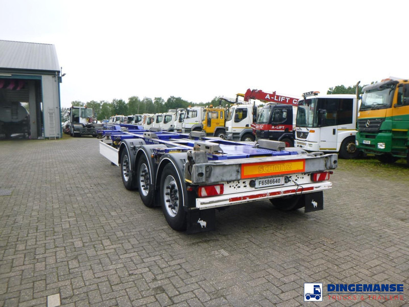 Schmitz Cargobull 3-axle container trailer 20-30-40-45 ft - Транспортер на контејнер/ Полуприколка со променливо тело: слика 3 Schmitz Cargobull 3-axle container trailer 20-30-40-45 ft - Транспортер на контејнер/ Полуприколка со променливо тело: слика 3
