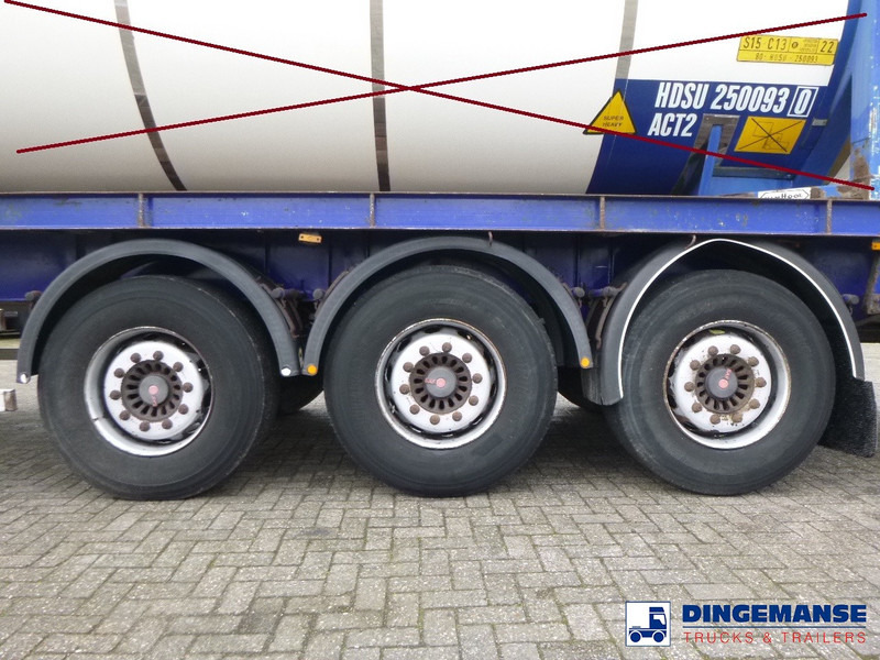 Полуприколка платформа Tirsan 3 axle Platform trailer: слика 6