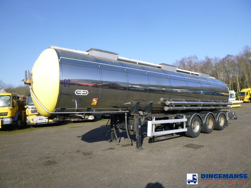 Van Hool Chemical tank inox 30 m3 / 1 comp - Полуприколка цистерна: слика 1 Van Hool Chemical tank inox 30 m3 / 1 comp - Полуприколка цистерна: слика 1