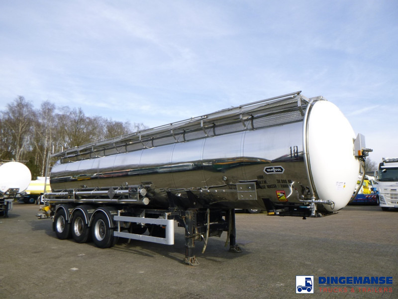 Van Hool Chemical tank inox 30 m3 / 1 comp - Полуприколка цистерна: слика 2 Van Hool Chemical tank inox 30 m3 / 1 comp - Полуприколка цистерна: слика 2