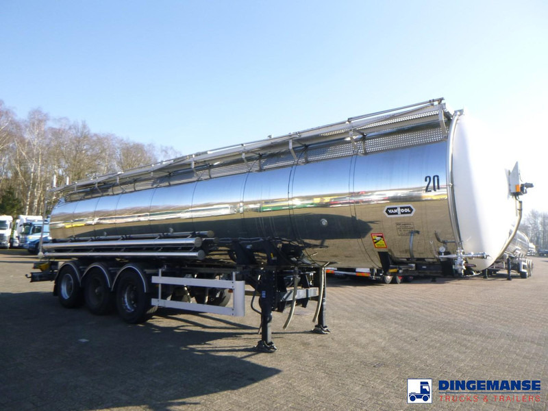 Van Hool Chemical tank inox 30 m3 / 3 comp - Полуприколка цистерна: слика 2 Van Hool Chemical tank inox 30 m3 / 3 comp - Полуприколка цистерна: слика 2