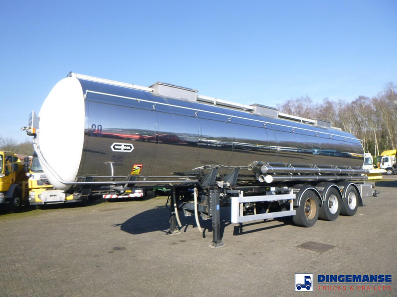 Van Hool Chemical tank inox 30 m3 / 3 comp - Полуприколка цистерна: слика 1 Van Hool Chemical tank inox 30 m3 / 3 comp - Полуприколка цистерна: слика 1