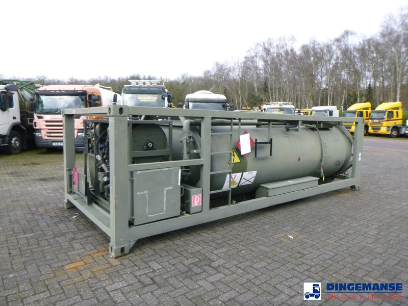 WEW (Westerwälder Eisenwerk) Fuel (kerosene, diesel) tank container 20 ft. inox 10 m3 / 1 comp + pump - Резервоар за складирање: слика 1 WEW (Westerwälder Eisenwerk) Fuel (kerosene, diesel) tank container 20 ft. inox 10 m3 / 1 comp + pump - Резервоар за складирање: слика 1