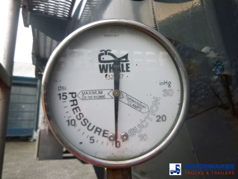 Вакуумски камион WHALE Vacuum tank inox 30 m3 / 1 comp + pump: слика 20