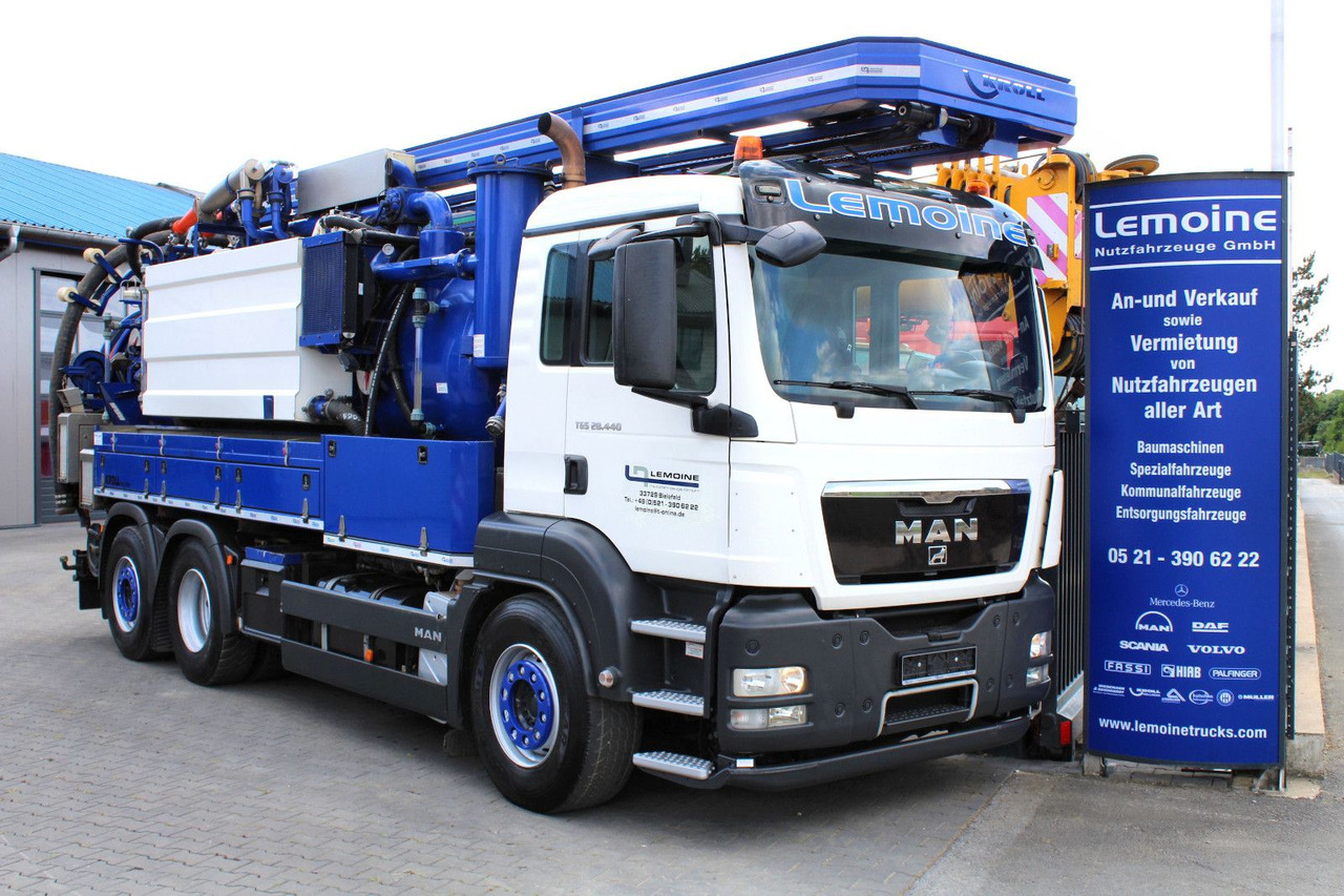 MAN TGS 28.440 6x2 Kroll 14,5m³ W-Rückgewinner KOMBI - Вакуумски камион: слика 1 MAN TGS 28.440 6x2 Kroll 14,5m³ W-Rückgewinner KOMBI - Вакуумски камион: слика 1