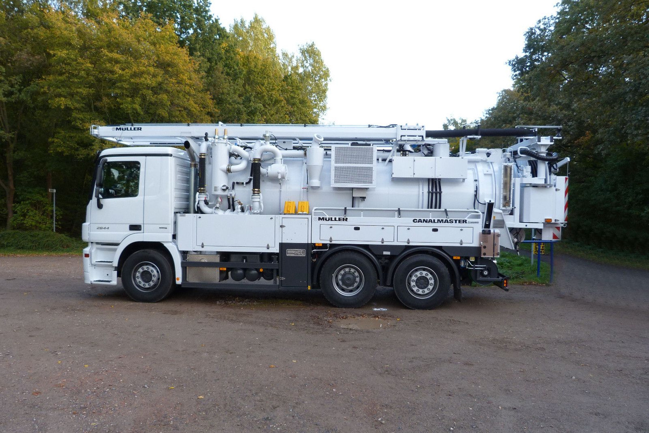 Mercedes-Benz Actros 2844 6x2 Müller 10m³ Canalmaster WRG - Вакуумски камион: слика 3 Mercedes-Benz Actros 2844 6x2 Müller 10m³ Canalmaster WRG - Вакуумски камион: слика 3