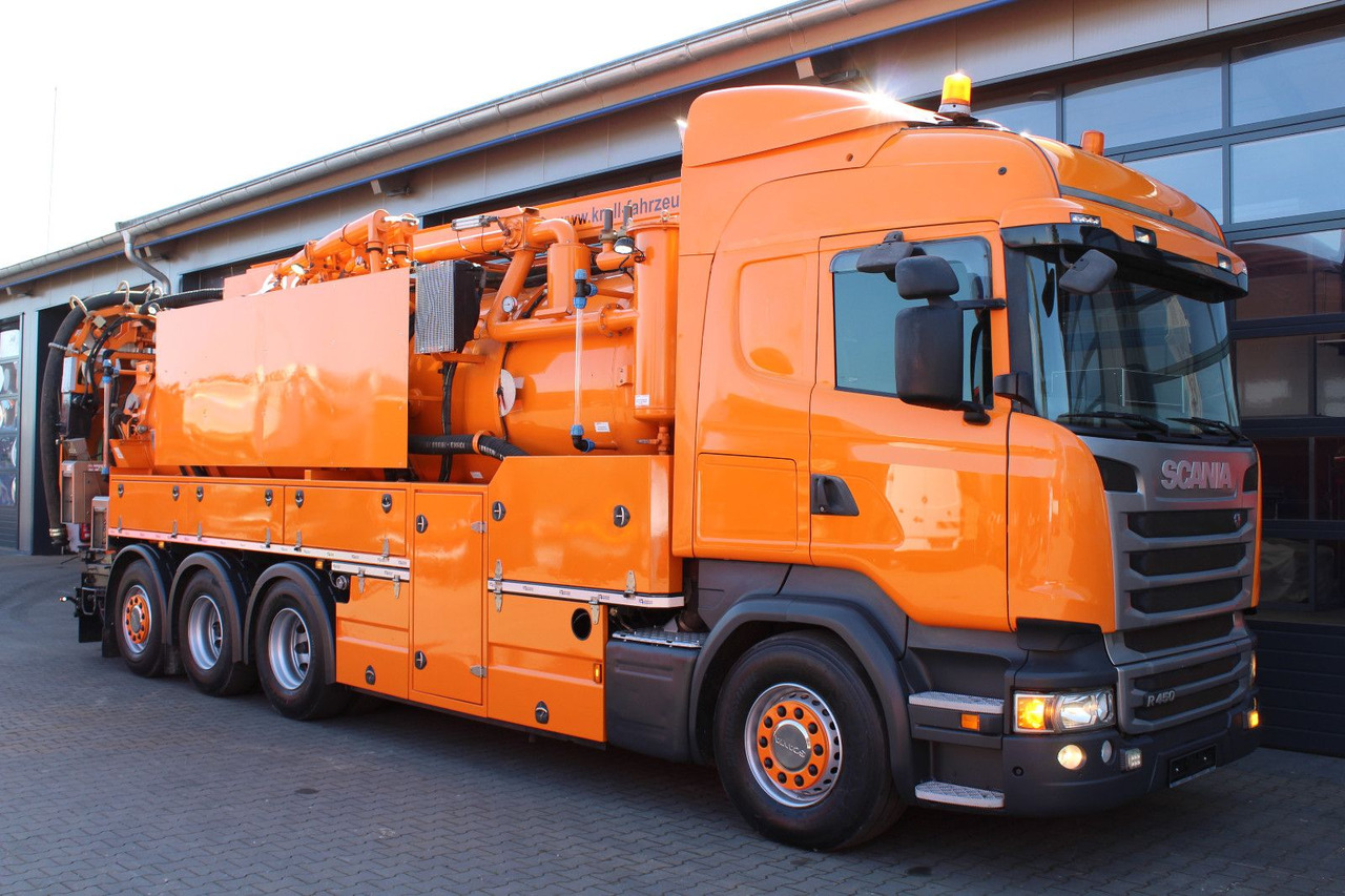 Scania R450 8x4 Kroll 19m³ Wasserrückgewinner Kombi-HD - Вакуумски камион: слика 2 Scania R450 8x4 Kroll 19m³ Wasserrückgewinner Kombi-HD - Вакуумски камион: слика 2