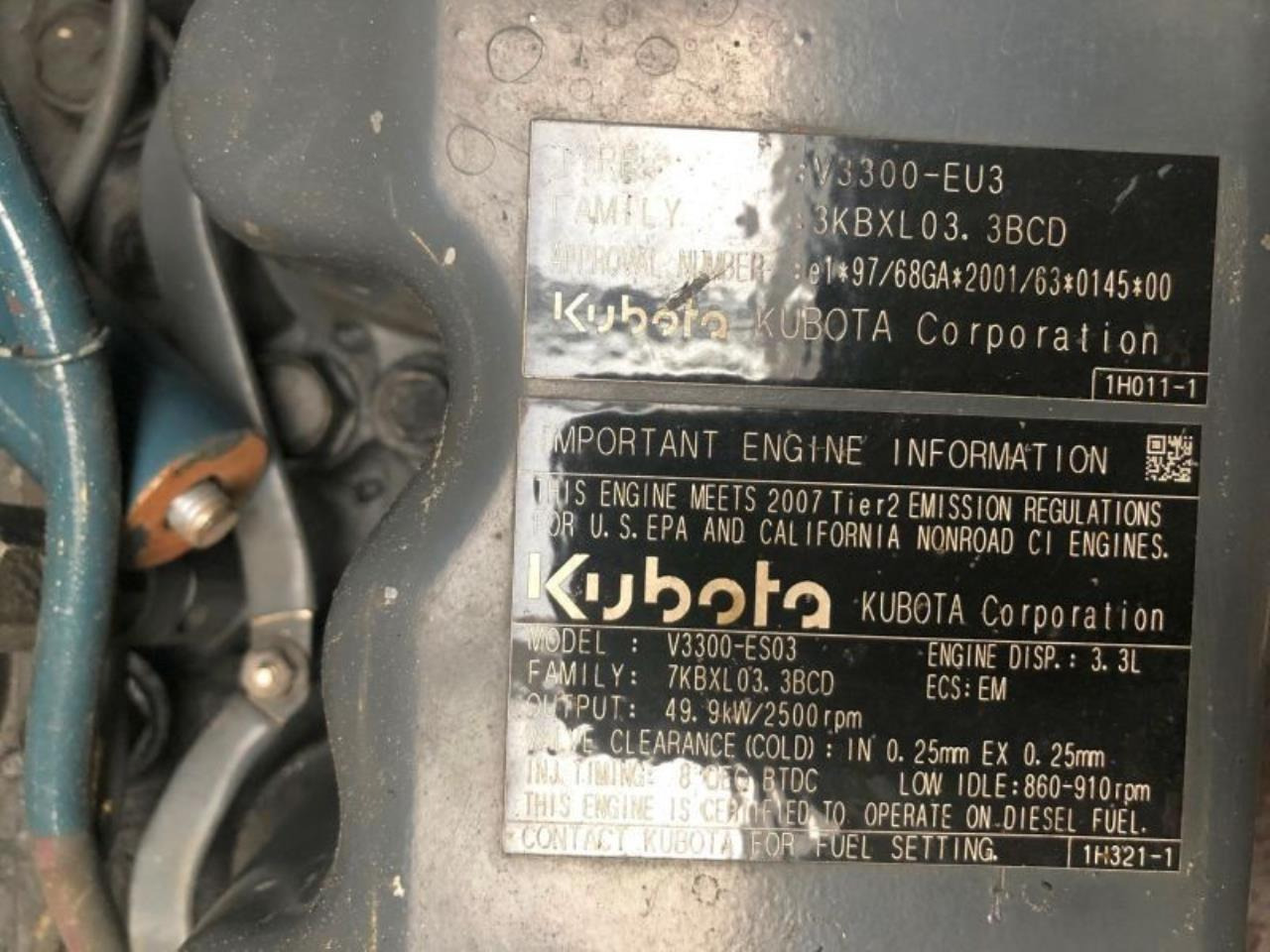 Kubota V3300-EU3 - Мотор: слика 3 Kubota V3300-EU3 - Мотор: слика 3