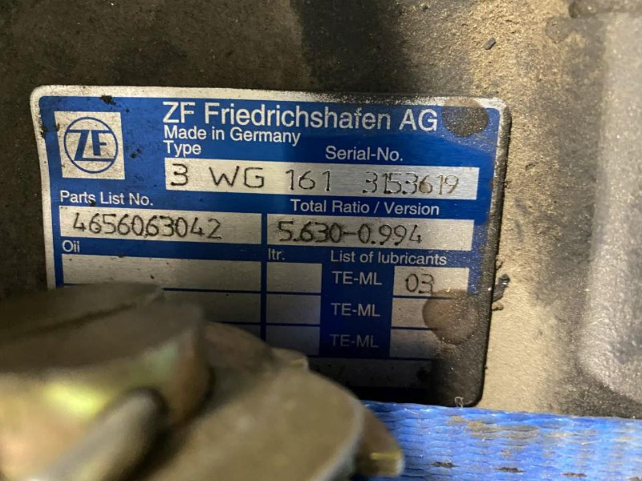 ZF 3WG161 - Трансмисија за Опрема за ракување со материјали: слика 5 ZF 3WG161 - Трансмисија за Опрема за ракување со материјали: слика 5