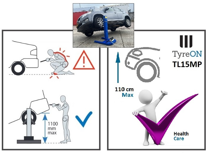 TL15MP mobile single post autolift - easyjacklift 3000 kg - air hydraulic - Lift vehicles up to 3000 kg from the side - Опрема за работилница: слика 2 TL15MP mobile single post autolift - easyjacklift 3000 kg - air hydraulic - Lift vehicles up to 3000 kg from the side - Опрема за работилница: слика 2