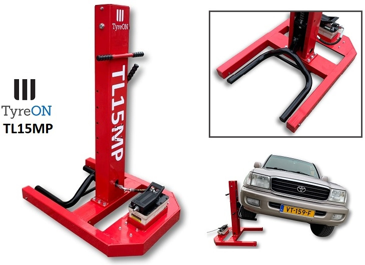 TL15MP mobile single post autolift - easyjacklift 3000 kg - air hydraulic - Lift vehicles up to 3000 kg from the side - Опрема за работилница: слика 3 TL15MP mobile single post autolift - easyjacklift 3000 kg - air hydraulic - Lift vehicles up to 3000 kg from the side - Опрема за работилница: слика 3