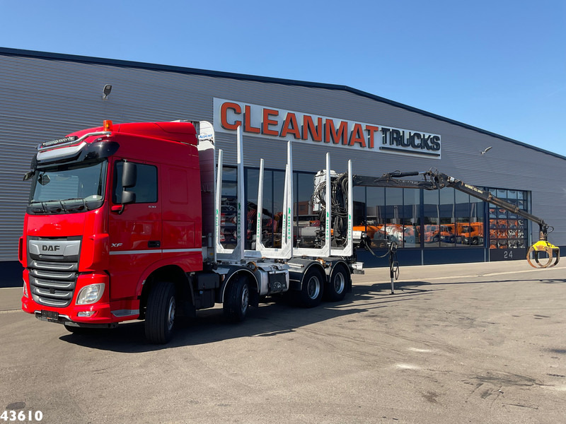 DAF FAD XF 530 8x4 Holzkran - Камион со кран: слика 2 DAF FAD XF 530 8x4 Holzkran - Камион со кран: слика 2