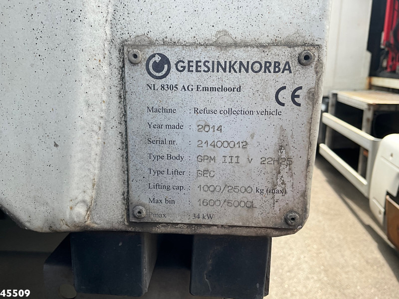 Камион за ѓубре DAF FAG CF 290 Euro 6 Geesink 22m³: слика 20