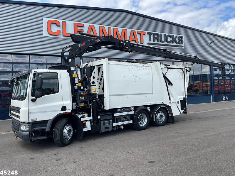 DAF FAN 75 CF 250 Hiab 21 Tonmeter laadkraan + weegsysteem - Камион за ѓубре: слика 1 DAF FAN 75 CF 250 Hiab 21 Tonmeter laadkraan + weegsysteem - Камион за ѓубре: слика 1