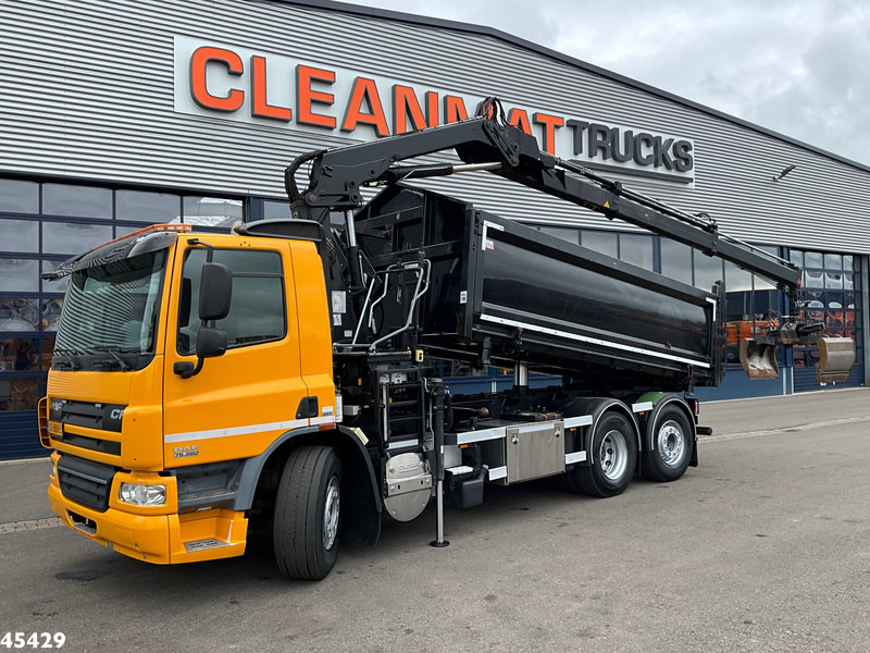 DAF FAN 75 CF 360 Hiab 12 Tonmeter laadkraan + Kipper 15m³ Just 177.993 km! - Кипер, Камион со кран: слика 1 DAF FAN 75 CF 360 Hiab 12 Tonmeter laadkraan + Kipper 15m³ Just 177.993 km! - Кипер, Камион со кран: слика 1